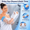 Waterproof Cast Cover for Shower Arm– Reusable Elastic Cast &