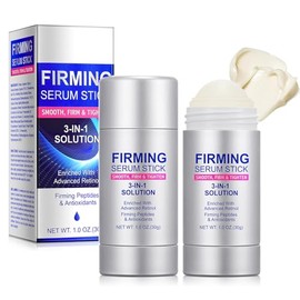 2 Pack Advanced Retinol Firming Stick, 3-in-1 Retinol Serum Stick Antioxidant-Enriched & Peptde, Tighten and Firm for Face, Neck & Jawline, Reduces Wrinkles Laugh Lines Smooth Skin for All Skin Types