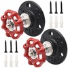 Yueser 2 Pcs Vintage Hook Vintage Industrial Pipe Coat Hook
