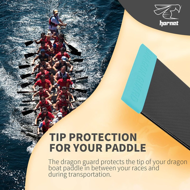 Hornet Watersports Dragon Guard Tip Protector for Dragon Boat Paddles