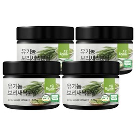 토종마을 유기농 보리새싹분말, 100g, 4개 Native Village Organic Barley Sprout Powder, 100g, 4 pieces