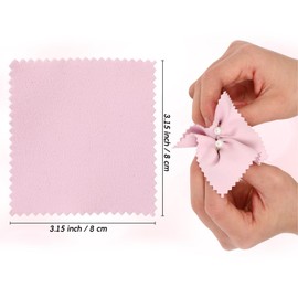 Silver Polishing Cloth, Silver Polishing Cloth, 3.1 x 3.1 inches (8 x 8 cm), 50 Pieces, Silver Cloth, Silver Polishing Cloth, Precious Metal Polishing Cloth, Silver Polishing Cloth, Metal Polishing