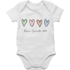 Shirtracer - Baby Bodysuit Boy Girl - Little Sister 2025 Little Sister, 2 White, 0-3 months