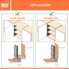 TOUCH Cabinet Hinges (1 Pair, 2 PCS) Face Frame Cupboard