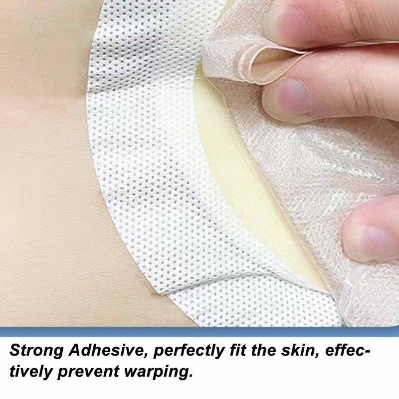 20PCS Ostomy Barrier Strips Y Shaped Adhesive Prevent Warping Edge