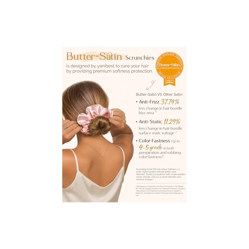 YANIBEST Yanibest - 8 coleteros de satén - Coleteros de