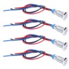 4 Sets PreWired Round LEDs Waterproof 2Color Signal Light Common