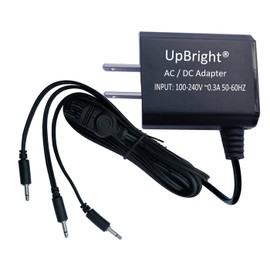 UpBright 3V DC AC Adapter Compatible with Lemax 54100 54100A 54100W UR4120030050G Enchanted Forest AY-3D-0.5-E Coventry Cove 54100KM Village Collection Christmas Spooky Town Carole Towne 87058 087058