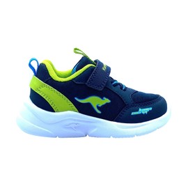 KangaROOS Unisex Children's K-ny Chip Ev Trainers, Dk Navy Lime