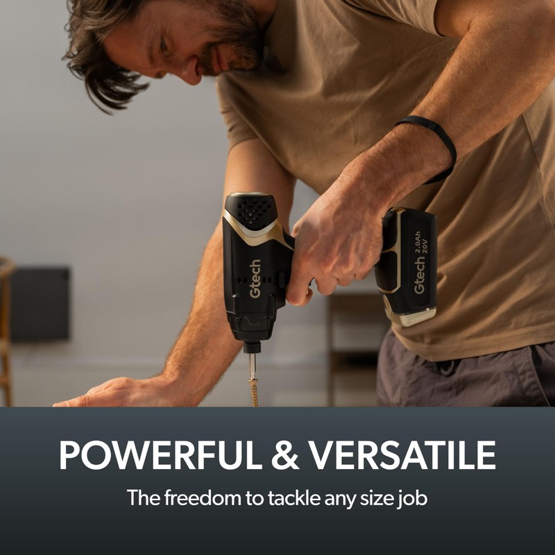 Gtech Impact Driver - Cordless Impact Driver Perfect for Installing