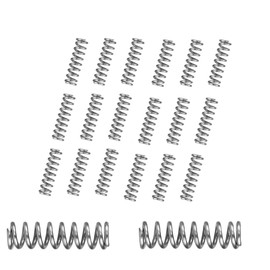 Pack of 20 Compression Springs 304 Stainless Steel Compression Springs 0.5mm x 3mm x 20mm Compression Spring for Secateurs - Silver