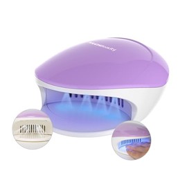 TOUCHBeauty Mini Nail Dryer for Regular Polish: 2 in 1 Nail Dryer with Fan and UV Light - Portable Electric Manicure Tool for Quick Drying of Regular Polish at Home - Perfect for Kids