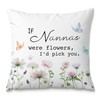 Fuasei Nanna Gift Ideas, Grandma Gifts Pillow Covers 18x18, If
