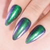 RARJSM Chameleon Multichrome Gel Nail Polish Mermaid Lake Green to