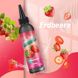 FURUN Strawberry Aroma Concentrate 20 ml High Dose Food Flavour in 120 ml Bottle, Easy Mixing, for Cooking for Baking, Food and Drinks