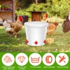 8 Pcs Chicken Water Nipples Automatic Poultry Waterer Non Leak