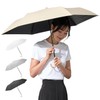 FULIZ Parasol Folding Umbrella, Beige, beige
