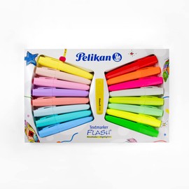 Resaltadores Textmarker Flash Con 16 Piezas Neón Y Pastel