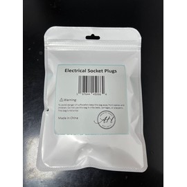 Baby Proofing Outlet Covers, 30 Pack Child Safety Socket Plug Protectors for Electrical Outlets, White Square Socket Covers with Hidden Handle, Toddler Proof Outlet Caps for Home Safety