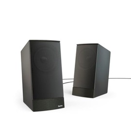Hama Sonic ls-208 8 W Black Speaker – Speakers (2.0 Channel, 8 W, 100 – 20000 Hz, 4 Ω, Black)