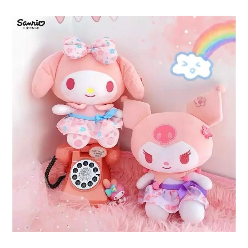 20CM/8 inches Sanrio Kuromi Plush Toy Stuffed Soft Doll