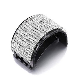 Crystal Eleven-row Rhinestone Ponytail Hair Ring for Long Hair Horsetail Buckle Simple Hair Ties Ponytail Hair Cuff Hair Bands
