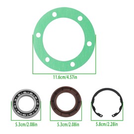TJHSM Rear Axle Gasket Bearing Seal 92049-1298 11060-1251 Replacement for KAF620 KAF950 Mule 2500 2510 2520 3000 3010 3020 4000 4010 1993-2020