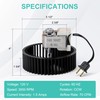 Hipoilk S97017450 Bathroom Fan Motor and Blower Wheel for Broan