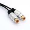 HTGuoji 0.3m RCA Mono Male to 2 RCA Phono Female