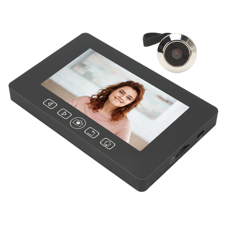 Peephole Camera 4.3in Color Screen 160 Degree Wide Angle Detection