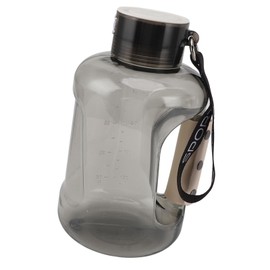 Wasserstoff-Wasserflasche, Wasserstoff-Wasserflasche, 1,5 L, Hohe Kapazität, SPE-PEM-Technologie, Waterionizer-Generator, Wasser-Ionisator-Flasche (Grauschwarz)