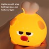 Silicone Night Light Cute Chicken Drumstick Shape USB Rechargeable Brightness
