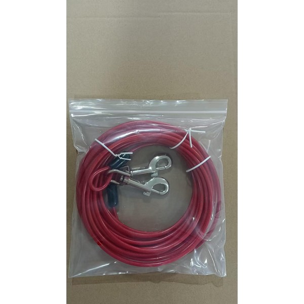 jenico Dog Tie Out Cable: 10ft Dog Leads for Yard
