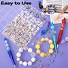 290PCS 6 Styles Rondelle Spacer Beads for Jewelry Making,6mm,8mm,10mm,11mm,12mm Rhinestone