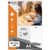 5 Sheets - 65 Labels Stickers Per Sheet, A4 White