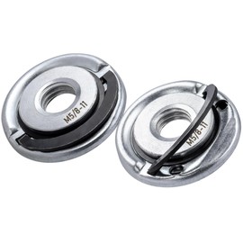 Yakamoz 2Pcs Quick Change Angle Grinder Flange Nuts 5/8-11 Grinder Nut Replacement Lock Nuts Grinder Locking Nuts for Angle Grinder Parts 5/8"-11 Thread