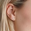 Glintara Women's Stud Earrings 925 Silver, Classic Earrings for Girls,