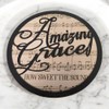 Amazing Grace Wooden Sign – 12x12 Inches