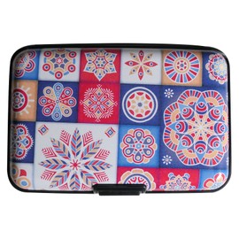 EZ LIFE PRODUCTS Credit Card Holder Small RFID Blocking Wallet Business Metal Slim Mini Aluminum Hard Case for Women Men