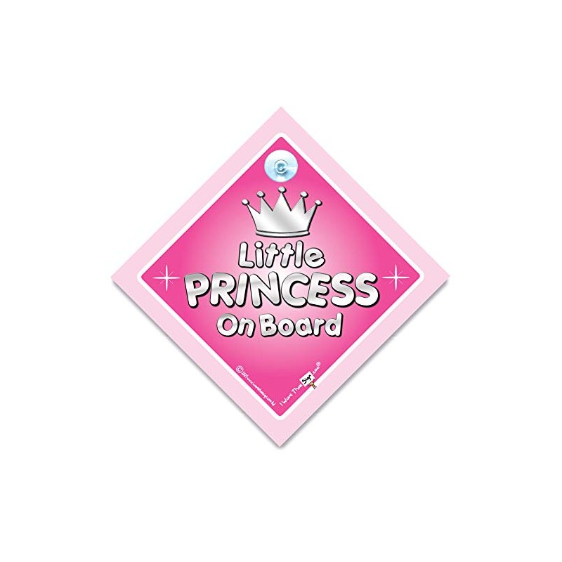 Little Princess on Board Sign, Baby on Board Sign for