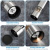 Accmor Electric Salt and Pepper Grinder Set, Automatic Salt Pepper