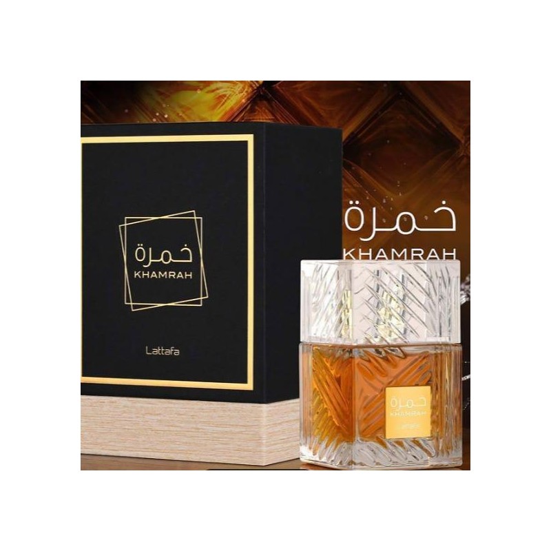 LATTAFA KHAMRAH UNISEX 3.4 OZ. EDP SP Fragrance Perfume lattafa