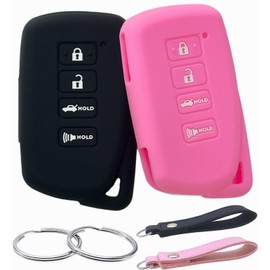 REPROTECTING Silicone Rubber Key Fob Cover Compatible with 2013-2021 Lexus ES300h ES350 GS350 GS450h IS200t IS300 IS350 LX570 NX200t NX300h RC350 RX350 RX450h HYQ14FBA