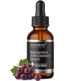 Dermedicine Resveratrol Liquid Serum Facial Skin Care Lift Resveratrol Serum for Face 2 Fl Oz