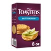 Toasteds Crackers, Party Snacks, Lunch Snacks, Classic Buttercrisp, 8oz Box
