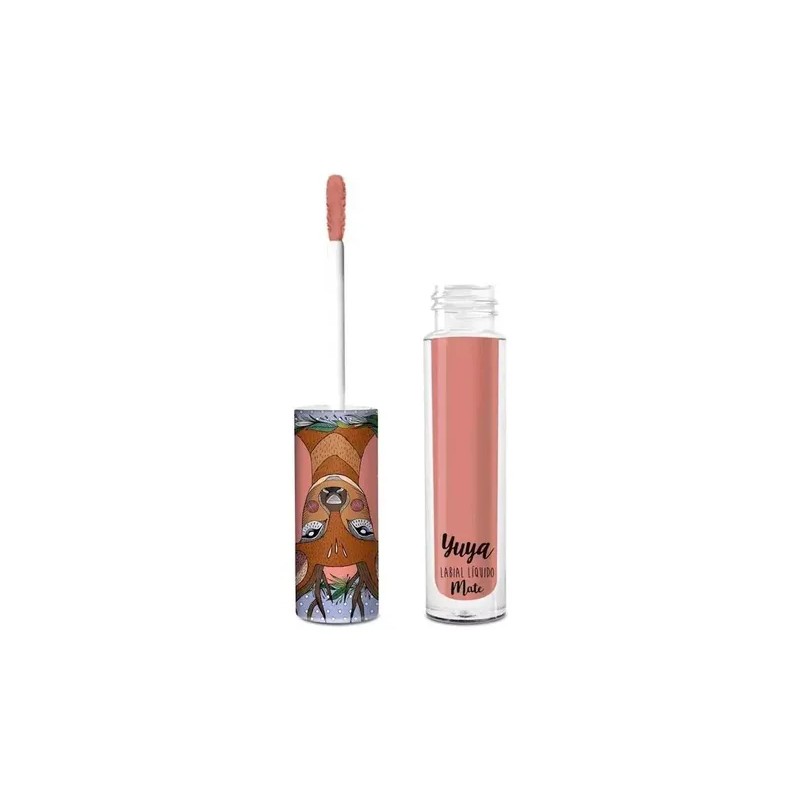 Labial Líquido Mate Yuya Coral Claro Bonita Larga Duración