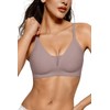 Vertvie Womens Seamless Wireless Bras No Underwire Comfortable Deep V