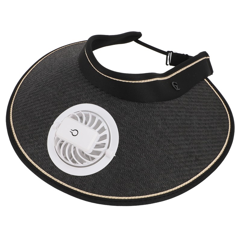 Fan Hat USB Rechargeable 300mah Elastic Band Angle Adjustable Extra