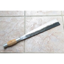 Crude - 10 Inch Carbon Steel Outdoor Brush Clearing Machete Knife , Forged