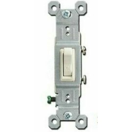 Leviton 15 Amp S.P Toggle Switch Residential - Almond 1451-A  (Pack of 50)